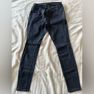 Indigo Blue Charcoal Maternity Denim Skinny Jeans